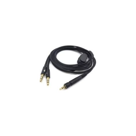 Stereo-Audiokabel mit zwei Steckern für Sennheiser - G4ME ONE GAME ZERO GSP350 500 600-Crezuo
