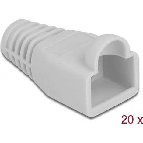 Funda RJ45 Gris bolsa de 20 piezas