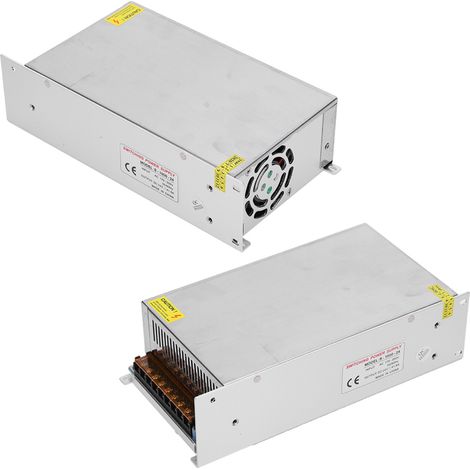 Alimentation à découpage en alliage d'aluminium, alimentation CC 24 V pour rubans LED d'imprimante 3D (S-1000-24 (24 V 41,6 A 1000 W) CA 170-250 V) (1/5)