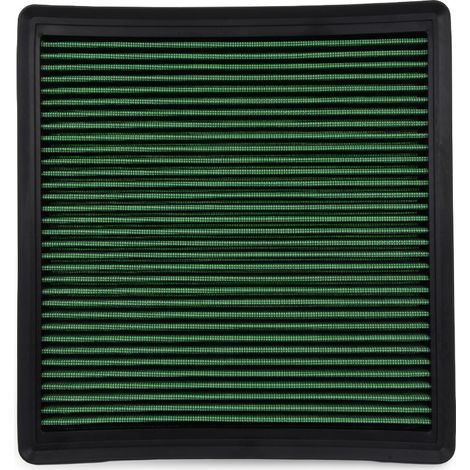 Car modification flatbed air filter 2480 air filter 5027 high flow filter - 33-2385 (Ford) Green (1/4)