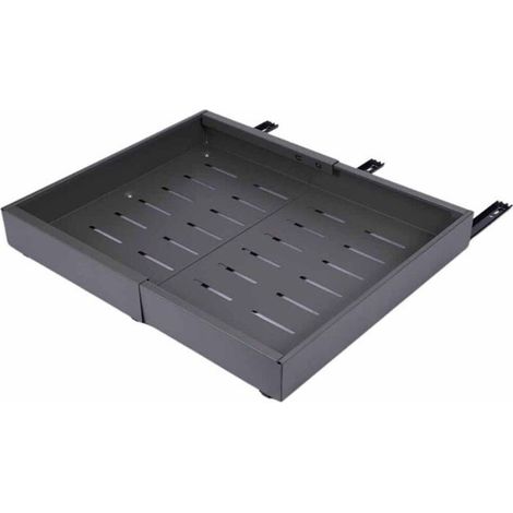 Paquet de 2 Tiroir Coulissant , Bac Coulissant Placard, Organisateur D'Armoires De Cuisine Pour Armoires(Gris foncé (2 pièces)) (1/5)