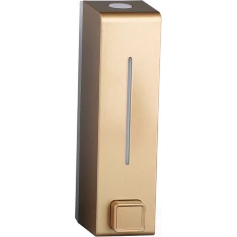 Dispensador de jabón de pared de 600 ml, dispensador de ducha manual (no requiere perforación), almacenamiento de cocina (1/5)