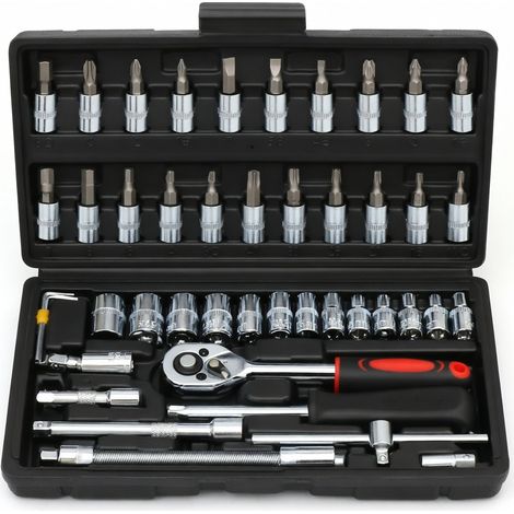 Kit di attrezzi per riparazione auto, 10 pezzi con base (1/5)