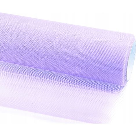 Tul liso, lila, 30cm x 9m, 1 ud. (1/4)