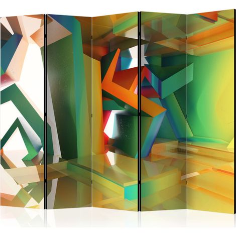 Paravent 5 Volets "Colourful Space" 172x225cm (1/2)