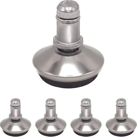 Beyamis Patins rechange chaise bureau 11mm - Roulettes remplacées par pieds fixes lot5 (1/5)