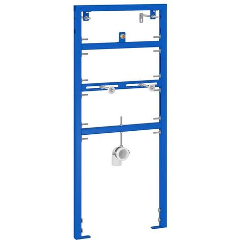 Support mural de salle de bain, bleu, 50 x 3 x 112 cm (1/5)