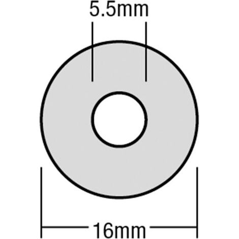 ForgeFix TFW1655 TechFast Bonded EPDM Washer 5.5 x 16mm Box 100 FORTFW1655 (1/5)