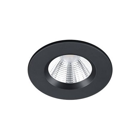 Plafonnier salle de bain Zenia noir Trio LED 5W IP65 (1/4)
