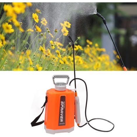 Elektrischer Schultersprüher, Gießkanne, intelligenter Mini-Sprühgerät für den Hausgarten, neuartiger Desinfektionssprüher, orange. (1/5)