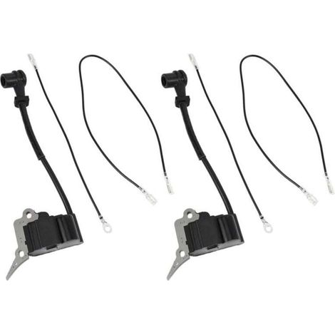 Lot de 2 bobines d'allumage pour tronçonneuse 2500 25 cm³ (1/4)