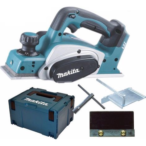 Makita DKP180Y1J 18 V Litio - Ion batería Cepillo cuerpo (1x batería de 1.5Ah) en Mbox - 82mm - 2mm