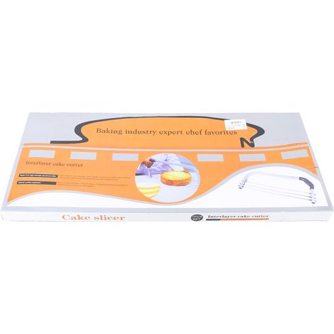 Niveau à gâteau réglable en acier inoxydable, outil de pâtisserie professionnel (1/5)