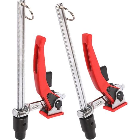 Lot de 2 pinces de fixation universelles à action rapide pour table à cliquet - Pour le travail du bois (1/5)