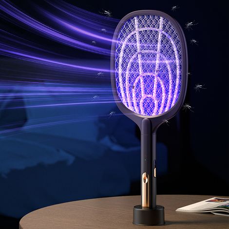 Toivize Tapis anti-fly électrique rechargeable USB 2 en 1 avec lampe pour une utilisation domestique portable. (1/5)