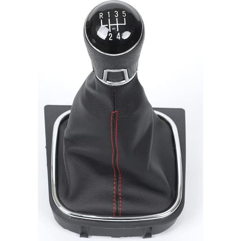 Copri pomello del cambio a 5 marce, copri pomello del cambio di ricambio per VW Golf 5 e 6, diametro del foro 110 mm