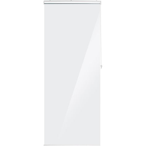 Store enrouleur de salle de bain transparent et hydrofuge (1/5)