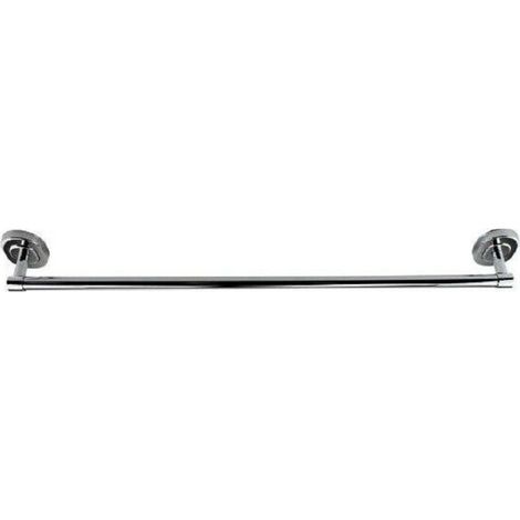 Trade Shop - Toallero De Pared De Acero Fijación Baño Con Tornillos De Cola 40cm 69195 - (1/2)