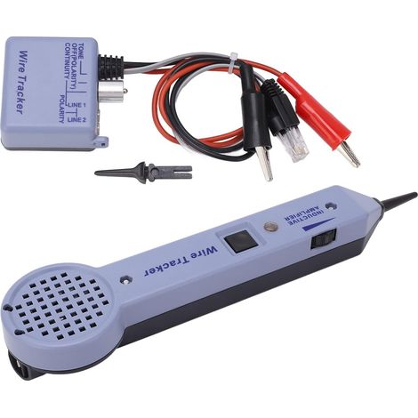Netzwerkkabel-Tracer-Tester-Kit, Tracer-Schaltkreistester mit akustischer und visueller Anzeige, Tongenerator-Kit für Telefon, Koax, Trace-Daten, Sicherheit