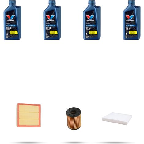 Kit tagliando 3 FILTRI e 4L OLIO compatibile con Fiat Linea (110) 1.4 Turbo 88kw dal 2007 (1/5)