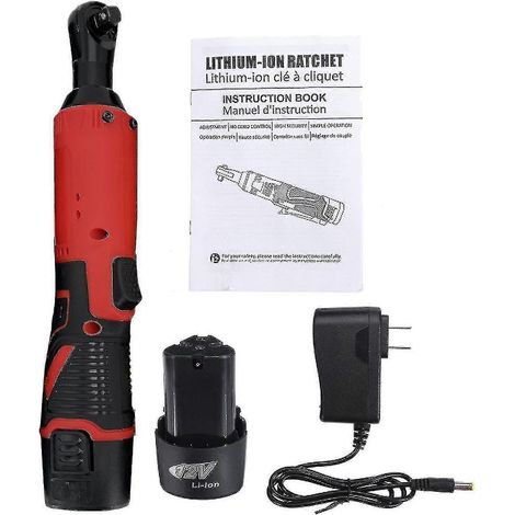 Clé à cliquet électrique sans fil 3/8" 12 V 90° 65 Nm (1/2)