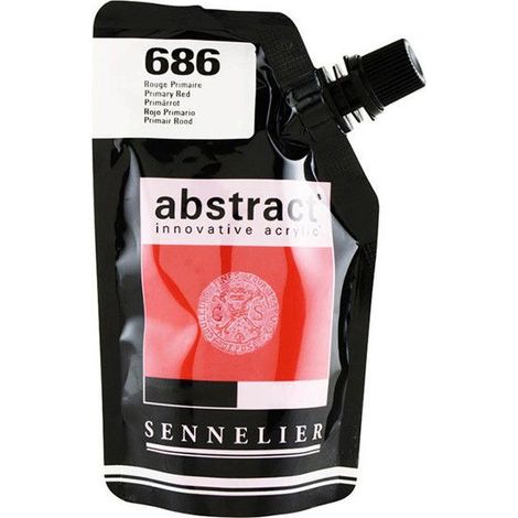 Peinture acrylique en sachet - Rouge primaire - 500ml - Sennelier (1/2)