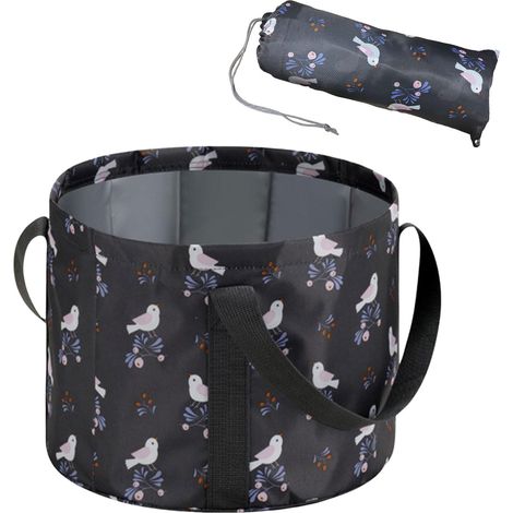 Bain de pieds portable de voyage, bain de pieds pliable en forme de seau, baignoire pour les pieds portable, bain de pieds (1/5)