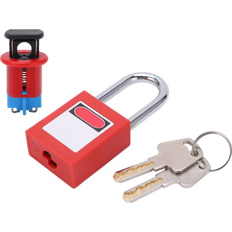 Dispositif de verrouillage pour disjoncteur miniature, sécurité électrique industrielle avec cadenas MPCI 38 mm (1/5)
