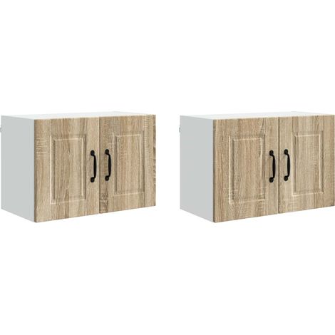 Maison Exclusive - Armadietto a muro PORTO 2 pcs Rovere Sonoma 60 x 31 x 40 cm