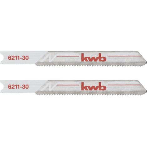kwb 621130 Lames de scie sauteuse, travail du métal, bi-métal, 2 x fines 2 pc(s) D228352 (1/2)