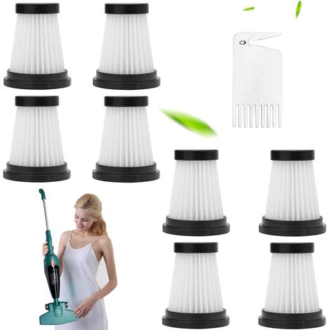 9 Stück HEPA Filter Ersatzteile für Moosoo K12 Pro K13 Akku-Staubsauger, für Geniu-Invictus One K13 Pro Handstaubsauger Filter Zubehör (1/5)