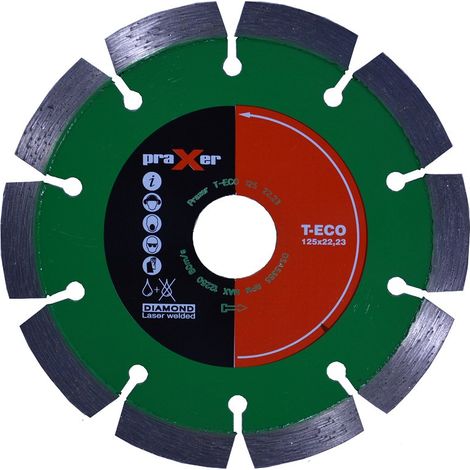 Disco diamantato T-ECO PRAXER da 125 mm
