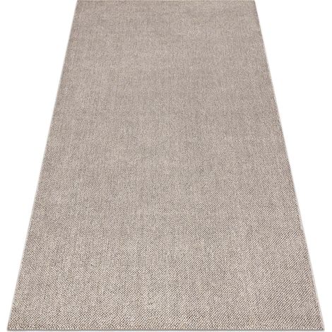 Tappeto CASABLANCA LOOM marrone, loop, morbido interno ed esterno brown 200x200 cm