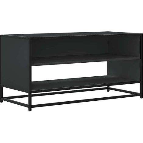 Maison Exclusive - TV-Schrank Schwarz 91x40x46 cm Holzwerkstoff u (1/5)
