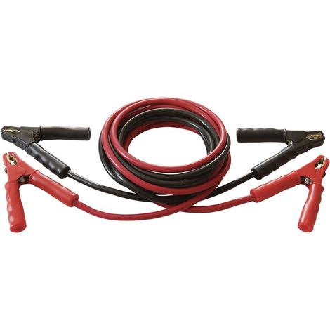 Câble de démarrage 50 mm² SET® 2145500 avec pinces droites en laiton, sans circuit de protection 5.00 m cuivre C34903