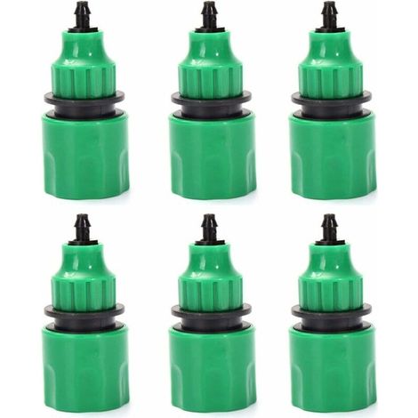 tuyau d'arrosage tuyau un sens adaptateur robinet raccord raccord pour irrigation Lot de 6
