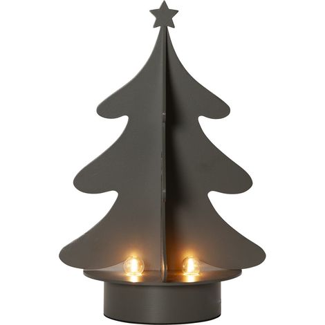 Guirlande lumineuse de Noël Star Trading « Afton » avec 4 ampoules E10, fonctionnement sur secteur, verte, H 31 cm, Ø 21 cm (1/3)