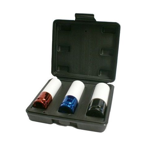 HM Müllner Schlagschraubereinsätze-Set - 3-teilig - 1/2" Vierkant - 85mm - 17-21mm