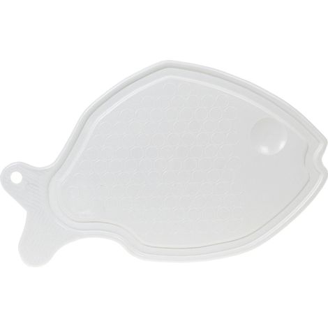 Küchenschneidebrett mit Fischmotiv, 27 x 17 cm – Farben