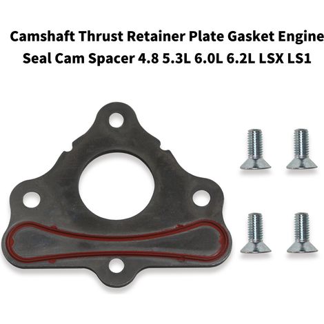 Joint de plaque de retenue de butée d'arbre à cames, joint de moteur, entretoise de came 4.8 5,3l 6,0l 6,2l LSX LS1 (1/5)