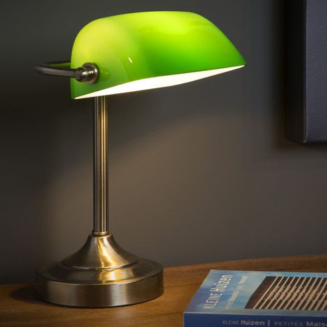 Lucide BANKER - Schreibtischlampe - 1xE14 - Bronzefarbe (1/5)