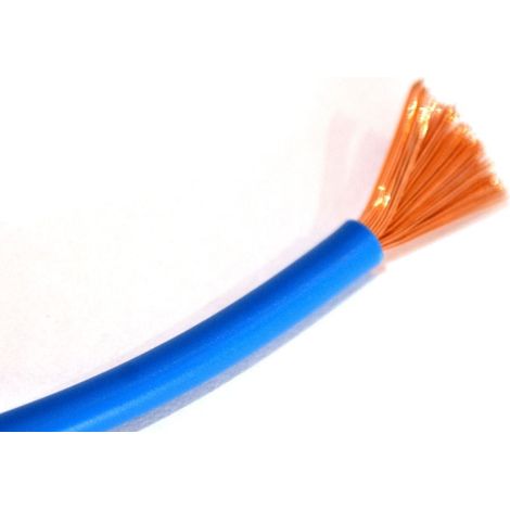 PVC-Aderleitung H07V-U 1,5 - 25 Meter, blau Aderleitung
