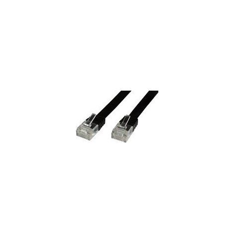 MicroConnect U/UTP CAT6 2M nero piatto, V-UTP602S-FLAT (1/4)