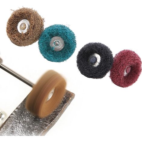 Ensemble de 40 meules abrasives à tige brossée pour le polissage d'outils rotatifs