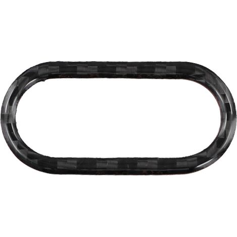Cubierta del interruptor del botón de la luz de advertencia interior de fibra de carbono para MINI Cooper F55 F56 Countryman F60 () (1/5)