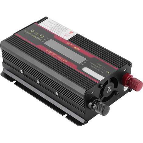 Convertisseur de tension voiture 12V vers 220V 3000W crête, onduleur modifié sinusoïdal avec écran LCD, alimentation portable pour camping et utilisation domestique (1/5)
