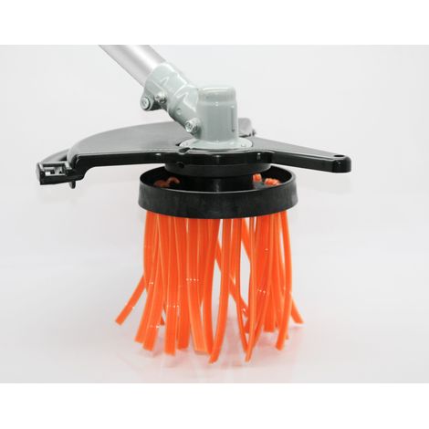 Testina spazzola CALAMARO attacco UNIVERSALE con tappo e 16 fili nylon CBH0116TR (1/3)