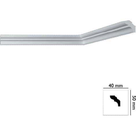 CORNICE DECORATIVA PER SOFFITTO mod. I755 - mm. 40x50- 60 pezzi  - BOVELACCI