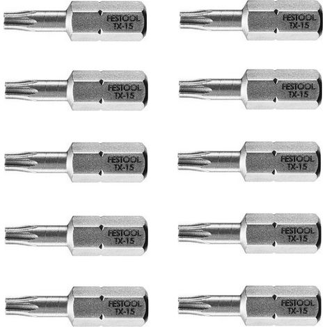 Festool Bit Torx TX 15 25mm 10 Stück Akkuschrauber 490505 (1/3)