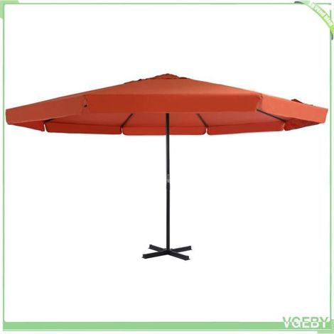 Parasol d'extérieur - FAFEICY - 44477 - 500 cm diamètre - Mât aluminium - Protection anti-UV (1/5)